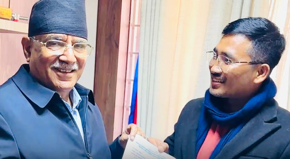 झापा–५ मा युवा नेता रञ्जित तामाङलाई नेकपाको टिकट, ओलीलाई थपियो चुनौती