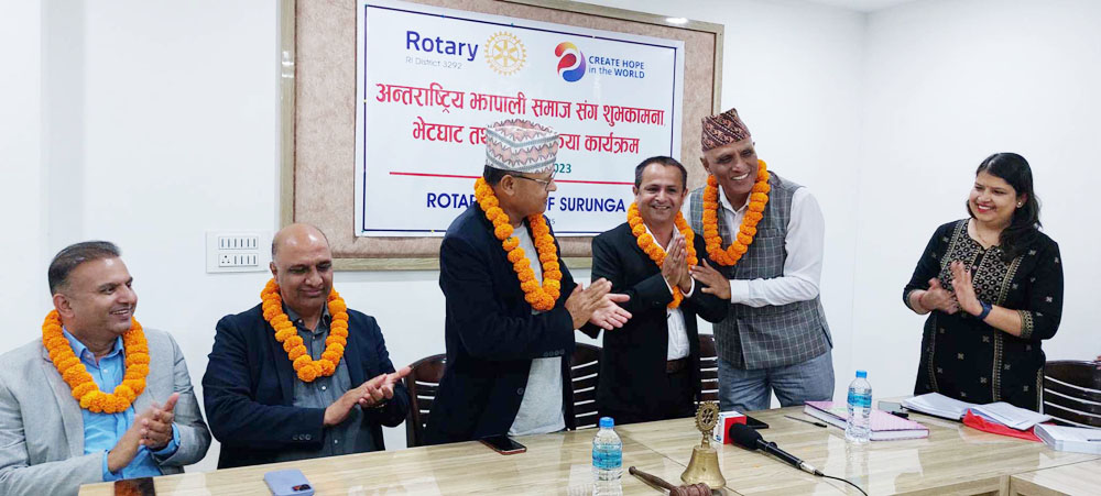 कनकाईमा अन्तर्राष्ट्रिय झापाली समाजका पदाधिकारीलाई स्वागत–सम्मान