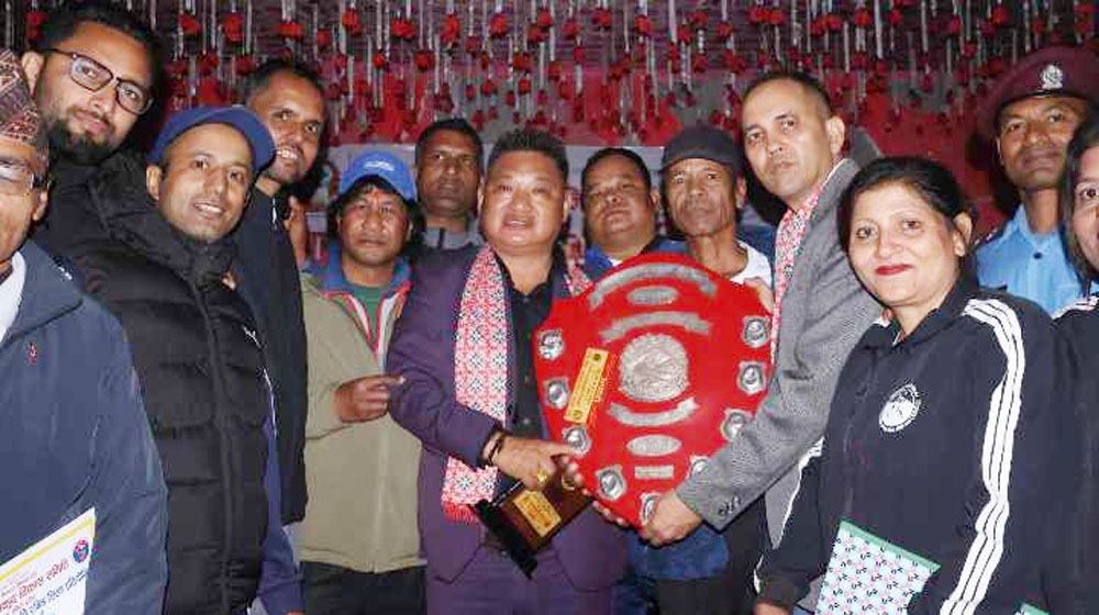 अर्जुनधारालाई राष्ट्रपति रनिङको उपाधि