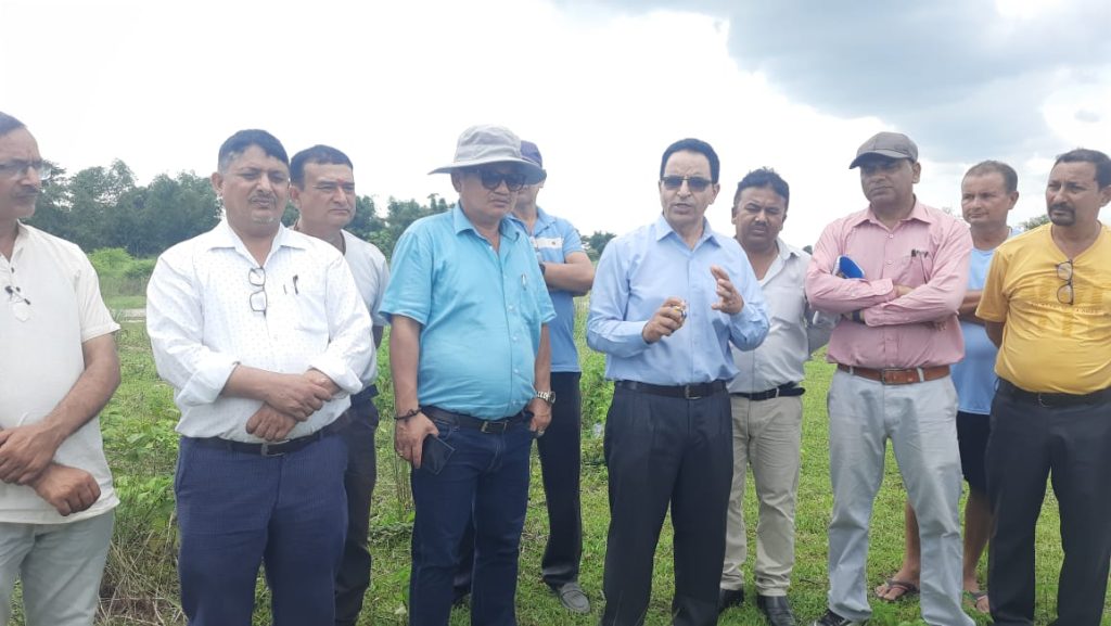 अर्जुनधारामा सुपारी अनुसन्धान केन्द्र स्थापनाका जग्गा खोजी