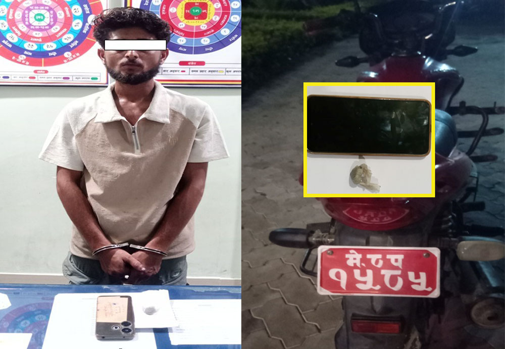 झापामा लागुऔषध भित्र्याउने अनेक तरिका : मोटरसाइकलको च्यासिसमा प्वाल पारेर ओसारपसार