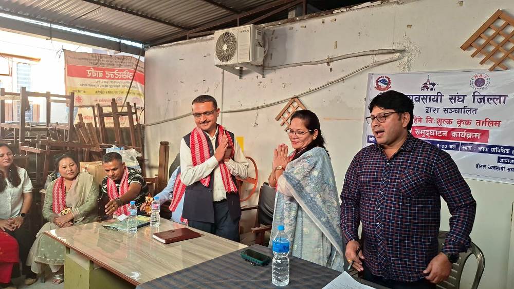 दक्ष जनशक्ति उत्पादन गर्दै होटल व्यवसायी संघ : एक महिने कुक तालिम शुरु