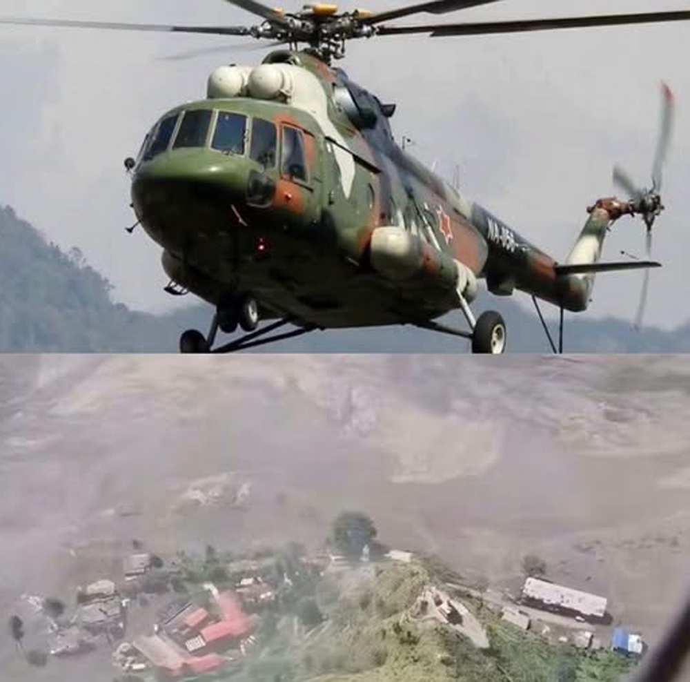 नेपाली सेना र निजी क्षेत्रका हेलिकप्टरद्वारा ११४ बाढी प्रभावितको उद्धार